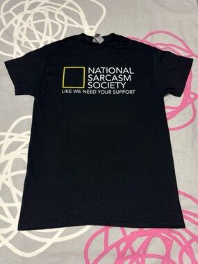 Black National Sarcasm Society Graphic Tee